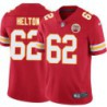 Darius Helton #62 Chiefs Football Red Jersey