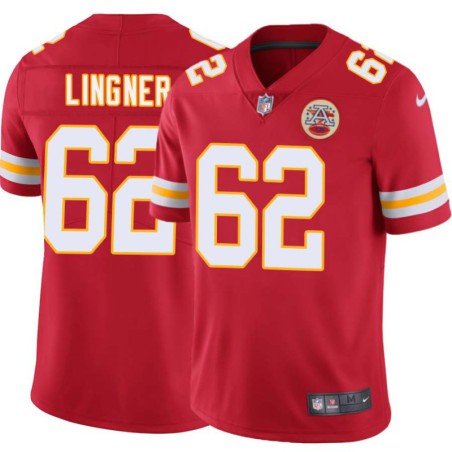 Adam Lingner #62 Chiefs Football Red Jersey