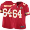 Bryan Mattison #64 Chiefs Football Red Jersey