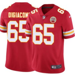 Curt DiGiacomo #65 Chiefs Football Red Jersey