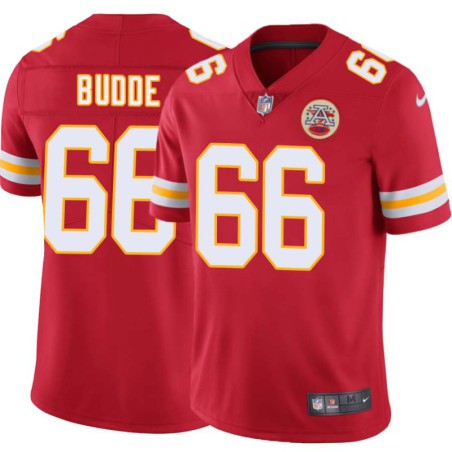 Brad Budde #66 Chiefs Football Red Jersey