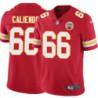 Mike Caliendo #66 Chiefs Football Red Jersey