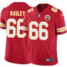 Rocky Rasley #66 Chiefs Football Red Jersey