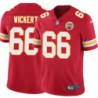 Tom Wickert #66 Chiefs Football Red Jersey