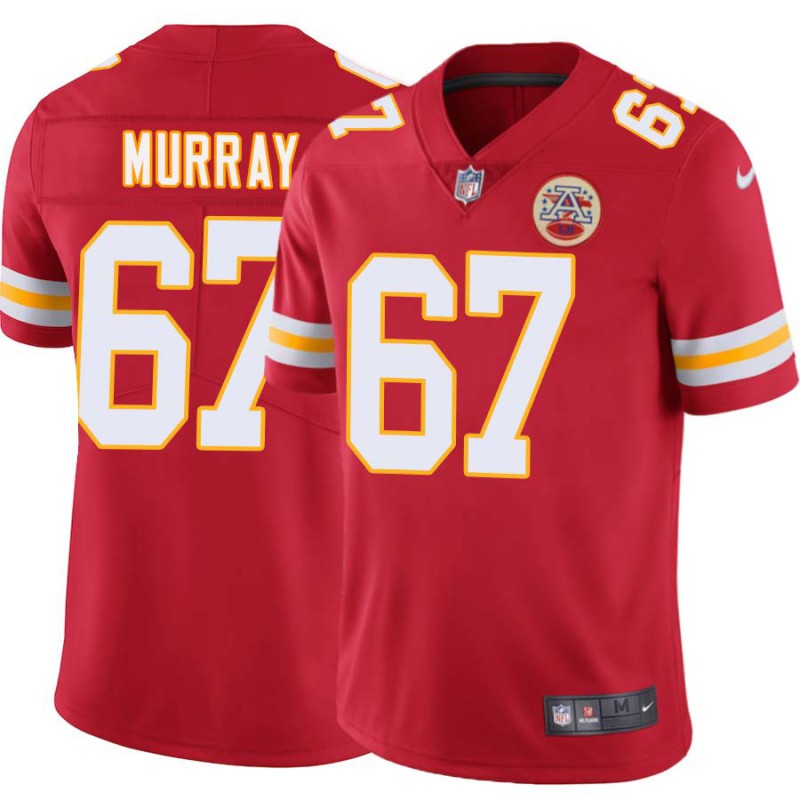 Jimmy Murray #67 Chiefs Football Red Jersey