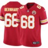 Roger Bernhardt #68 Chiefs Football Red Jersey