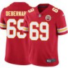 Fred DeBernardi #69 Chiefs Football Red Jersey