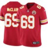 Terrell McClain #69 Chiefs Football Red Jersey