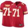 Don Thorp #71 Chiefs Football Red Jersey