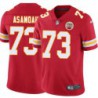 Jon Asamoah #73 Chiefs Football Red Jersey