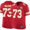 Joe Valerio #73 Chiefs Football Red Jersey