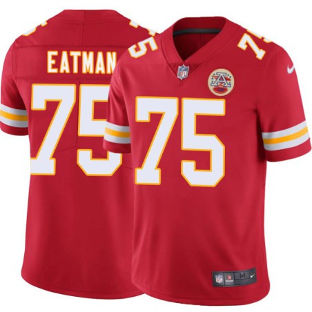 Irv Eatman #75 Chiefs Football Red Jersey