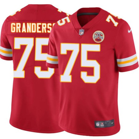 Rufus Granderson #75 Chiefs Football Red Jersey