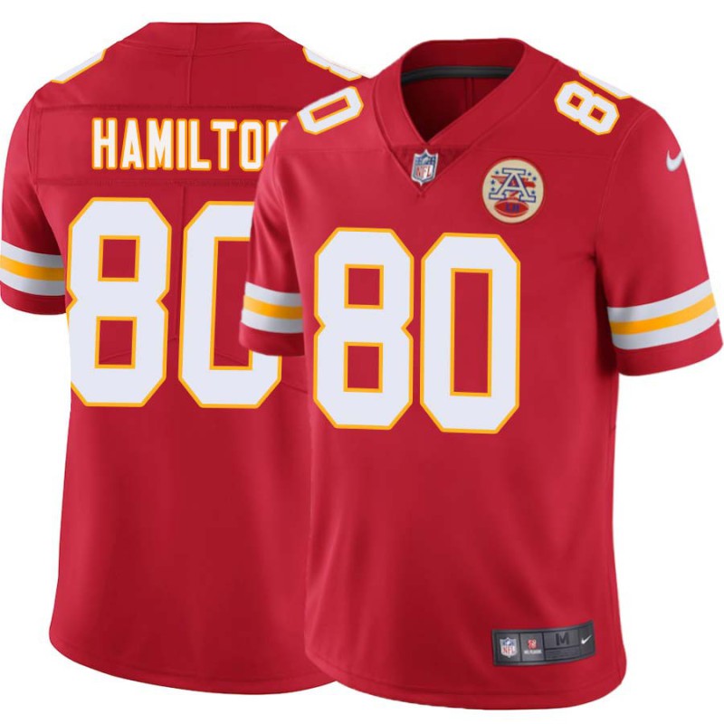 Andy Hamilton #80 Chiefs Football Red Jersey