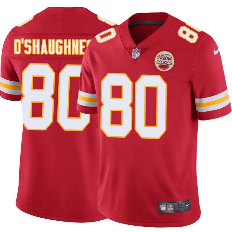 James O'Shaughnessy #80 Chiefs Football Red Jersey