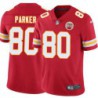 Larry Parker #80 Chiefs Football Red Jersey