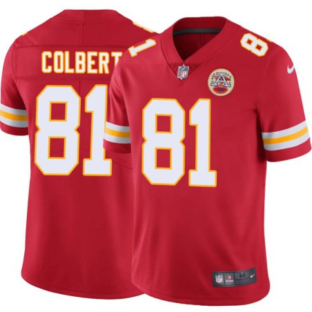 Darrell Colbert #81 Chiefs Football Red Jersey