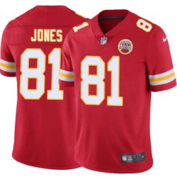 Hassan Jones #81 Chiefs Football Red Jersey