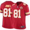 Rod Jones #81 Chiefs Football Red Jersey