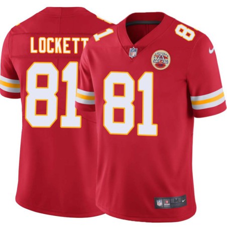 Kevin Lockett #81 Chiefs Football Red Jersey