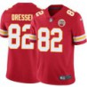 Chris Dressel #82 Chiefs Football Red Jersey