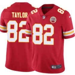 Kitrick Taylor #82 Chiefs Football Red Jersey