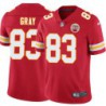 Noah Gray #83 Chiefs Football Red Jersey