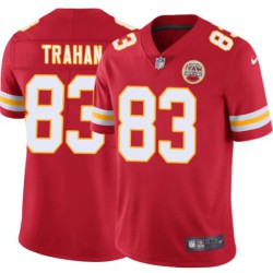 John Trahan #83 Chiefs Football Red Jersey