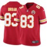 Jerheme Urban #83 Chiefs Football Red Jersey