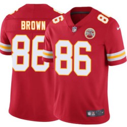 Eric Brown #86 Chiefs Football Red Jersey