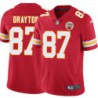 Troy Drayton #87 Chiefs Football Red Jersey