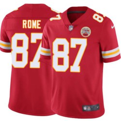 Stan Rome #87 Chiefs Football Red Jersey