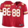 Carlos Carson #88 Chiefs Football Red Jersey