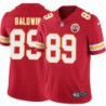 Jonathan Baldwin #89 Chiefs Football Red Jersey