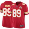 Daniel Brown #89 Chiefs Football Red Jersey