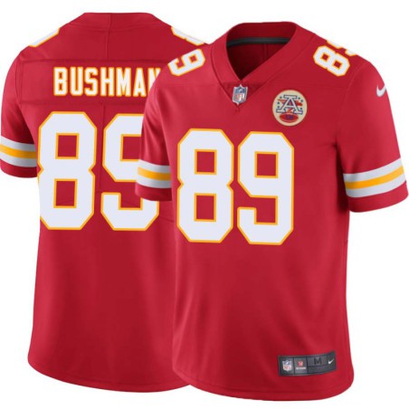 Matt Bushman #89 Chiefs Football Red Jersey