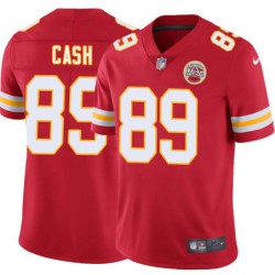 Keith Cash #89 Chiefs Football Red Jersey