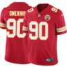 Charles Omenihu #90 Chiefs Football Red Jersey