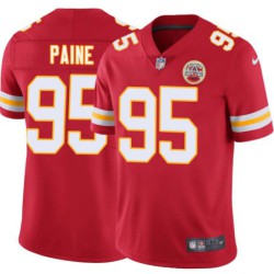 Jeff Paine #95 Chiefs Football Red Jersey