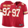 Tony Holloway #97 Chiefs Football Red Jersey