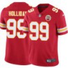 Vonnie Holliday #99 Chiefs Football Red Jersey