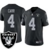 Derek Carr #4 Raiders Team Logo Black Jersey