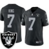 Marquette King #7 Raiders Team Logo Black Jersey