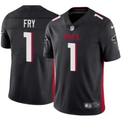 Falcons #1 Elliott Fry Football Jersey -Black