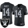 Jeff Badet #14 Raiders Team Logo Black Jersey