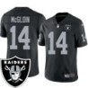 Matt McGloin #14 Raiders Team Logo Black Jersey