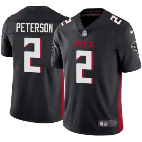 Falcons #2 Todd Peterson Football Jersey -Black