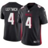 Falcons #4 Byron Leftwich Football Jersey -Black