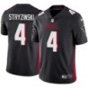 Falcons #4 Dan Stryzinski Football Jersey -Black