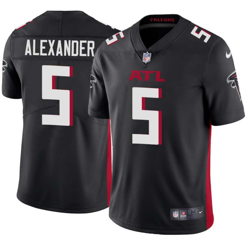 Falcons #5 Harold Alexander Football Jersey -Black